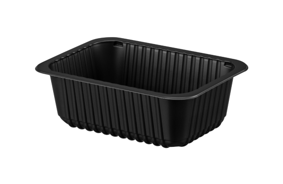 Pojemnik do zgrzewu 187/137/63 czarny 1-DZIELNY