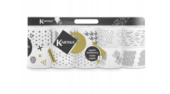 PAPIER TOALETOWY 3W 24MB CELULOZA 10 ROLEK KARTIKA BLACK