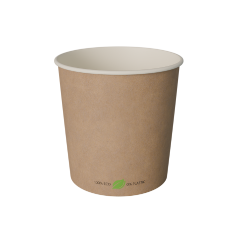 Papierowa miseczka na zupę KRAFT 750ml 110mm BEZ SUP