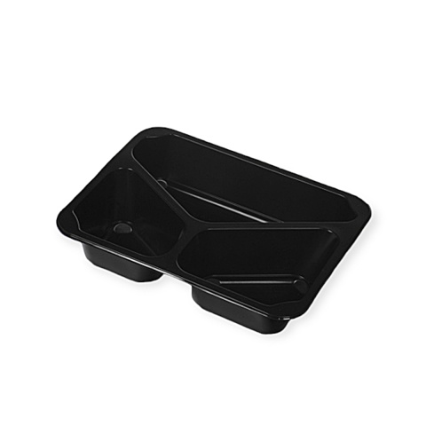 TIGRO POJEMNIK 227/178/50 CZARNY 3KOMORY T153BL