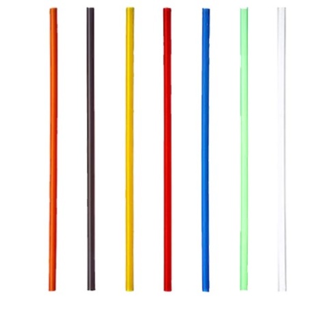 Słomka plastikowa 7mm 220mm kolorowa