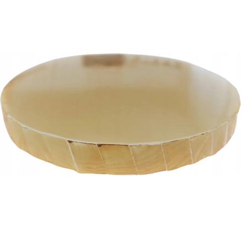 Okrągłye złote  podkłady pod tort 325mm 20mm