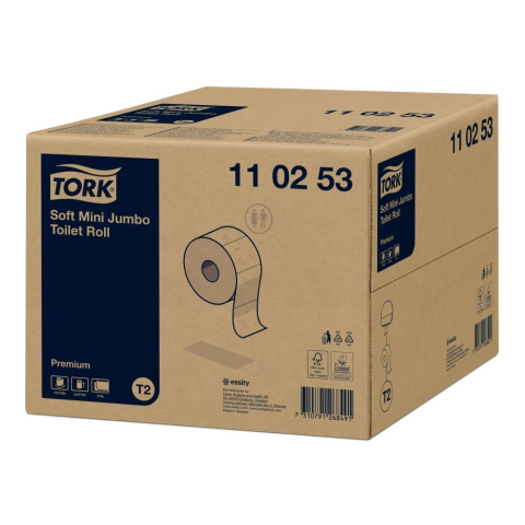 Tork Mini Jumbo T2 miękki papier toaletowy 170mb 2 warstwowy