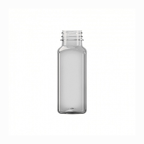 Butelka kwadratowa gwint 38mm 400ml R-PET 100 sztuk