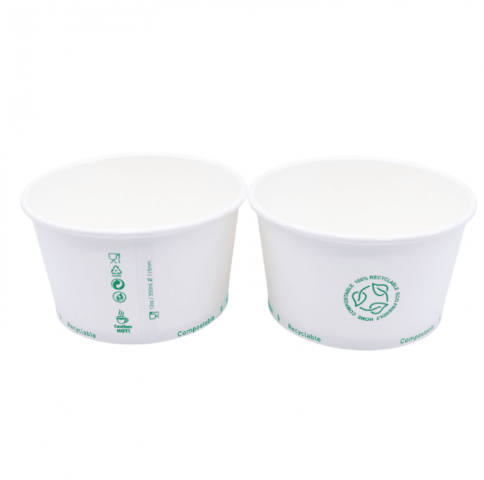 Jednorazowe miseczki do zupy bez SUP 350ml 115mm
