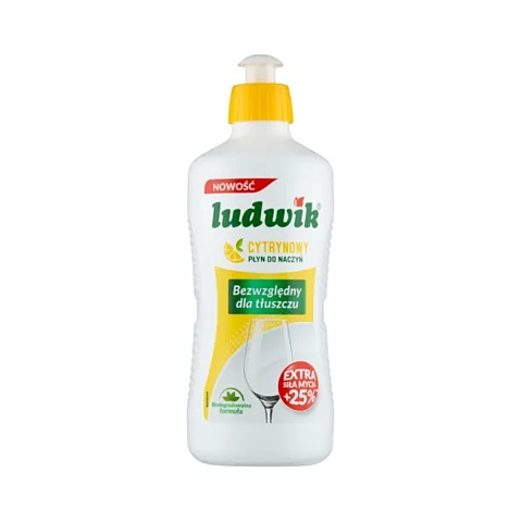LUDWIK PŁYN DO NACZYŃ 450ML CYTRYNA