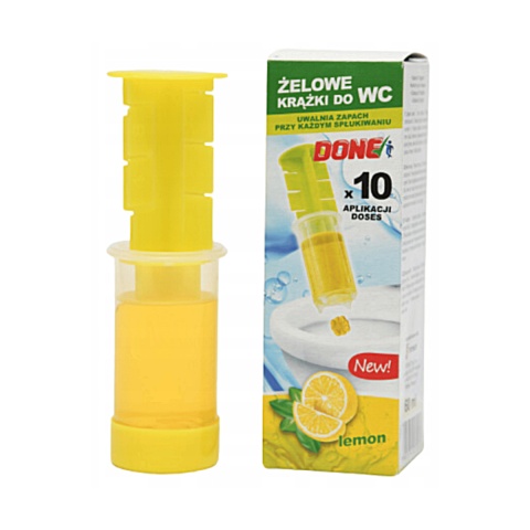 KRĄŻEK DO WC DONE 60ML LEMON 10 APLIKACJI