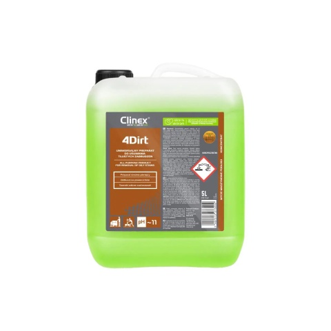 Clinex odtłuszczacz do podłóg i ścian 4Dirt 5l