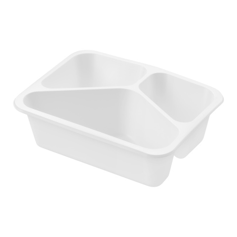 Pojemnik do zgrzewu biały 227/178/40 3-DZIELNY 3416 LITE