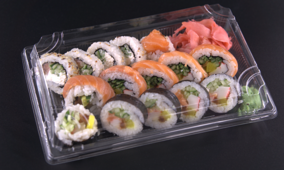 Opakowanie na sushi HP01 KOMPLET 167/93/45 R-PET