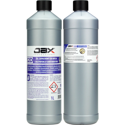 Jax 32D Płyn do mycia dezynfekcji sanitatiatów 1L
