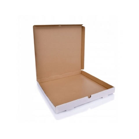 KARTON PIZZA PROSTY BIAŁY 40/40/4 A50
