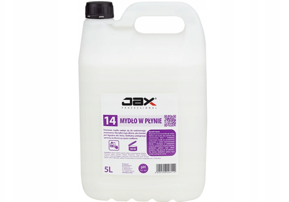Jax 14 Mydło w płynie PREMIUM super kremowe, bakteriobójcze 5L
