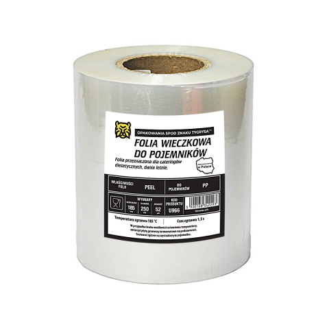 FOLIA DO ZGRZEWU EASY PEEL 185mm 250mb 52 MIKRONY U966
