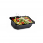 Czarny pojemnik do zgrzewu 178/113/50 600ml MAP/178/113/50DC