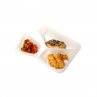 Pojemnik do zgrzewu mleczny 227/178/40 3-DZIELNY odrywany