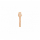 Drewniana łopatołyżeczka 95 mm do lodów okrągła A100