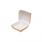 Kraft kartonik BURGER zamykany WYSOKI 150/150/103