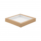 Kartonik na sushi z okienkiem KRAFT 32/32/5