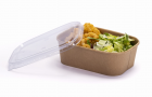 Miska papierowa prostokątna KRAFT 750ml POTCART802C 167/117/56