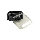 FCR SAŁATKA POJEMNIK CZARNY 140X140X45 500ML
