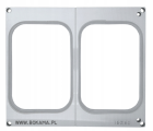 Matryca do zgrzewarki ręcznej RK190 I190 BOKAMA Pojemniki 160/112 dwudzielne