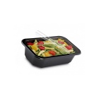 Czarny pojemnik do zgrzewu 178/113/50 600ml MAP/178/113/50DC